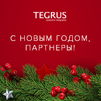 Компания Tegrus поздравляет вас с наступающими праздниками!